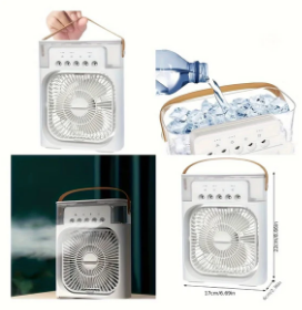 Portable Mini Air Conditioner & Humidifier with 4 Speeds