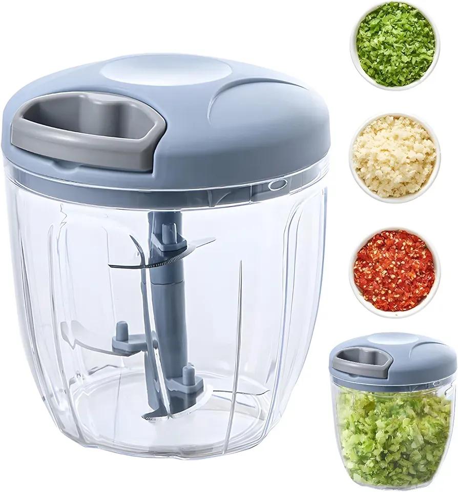 1 Pc Manual Food Chopper - Easy To Clean And Maintain Kitchen Essential