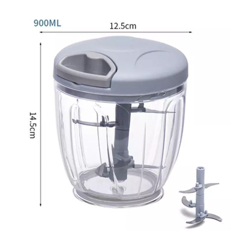 1 Pc Manual Food Chopper - Easy To Clean And Maintain Kitchen Essential
