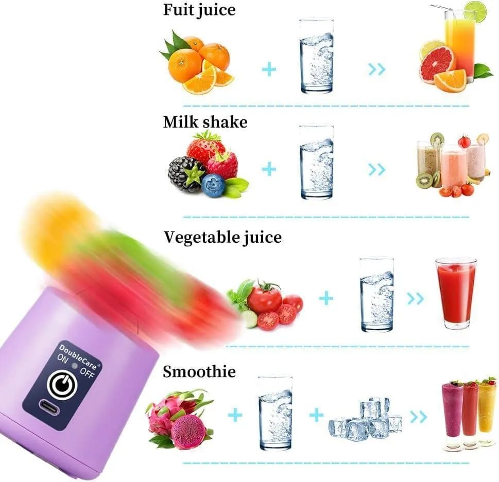 6 Blade Manual Fruit Juicer