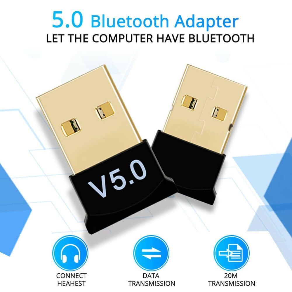 Bluetooth 5.0 USB Adapter Dongle – Wireless Audio Receiver/Transmitter for PC/Laptop