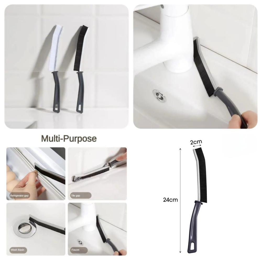 Bathroom Corner Cleaning Brush - Pack Of 2